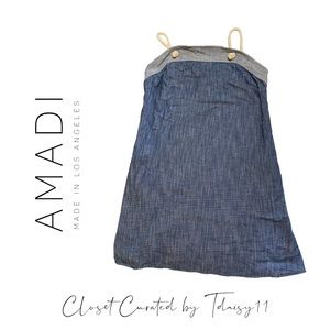 Amadi | L Two-Tone Denim Sundress
